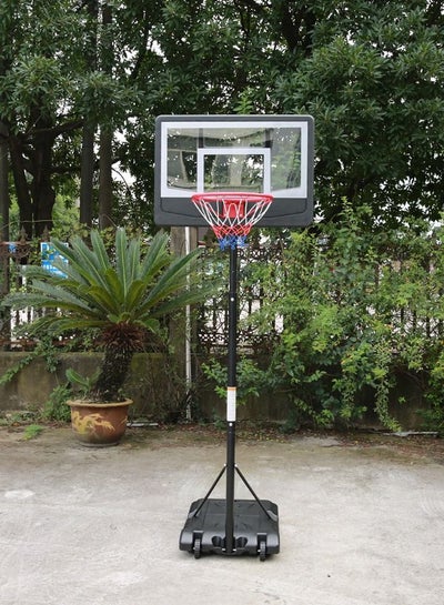 Buy Outdoor Basketball Ring Stand Portable Hoop Movable Stable Basket Ball System in UAE