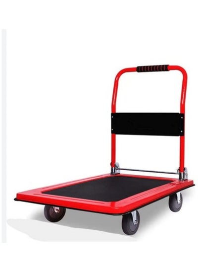 Buy Iron Loading Trolley Red/Black 150 kg in Saudi Arabia