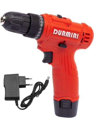 Buy DURMIRI Drill 12 volt economical with one battery and charger in Egypt