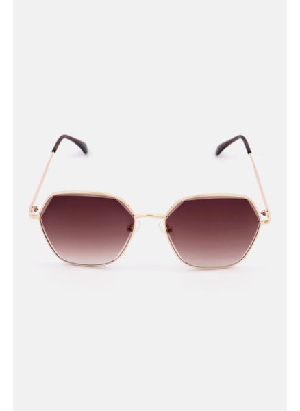 Buy Women KC1389  Fashionable Sunglasses, Gold/Brown in Saudi Arabia