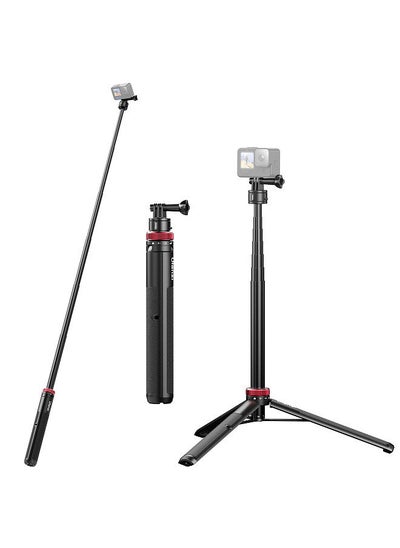 اشتري Ulanzi Go-Quick II Sports Camera Selfie Stick Tripod Magnetic Quick Release Mount Max.140cm/55in Extra Long Extension Replacement for GoPro 11/10/9/8 Insta360 Sports Cameras في الامارات