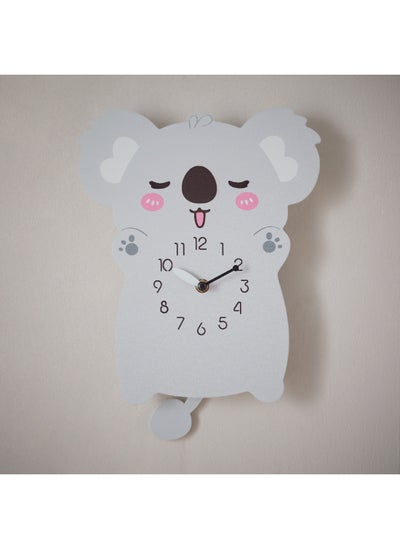 Buy Playland Koala Pendulum Wall Clock 23.8 x 34 cm in UAE