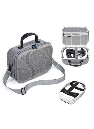 Buy Carrying Case for Meta Quest 3, Travel Storage Case for Oculus Quest 3 with Elite Strap, Controllers and Other Accessories, Hard Case and Soft Lining for Travel and Storage in UAE