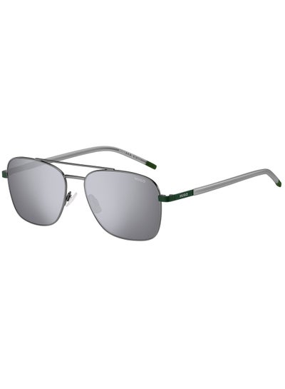 Buy Men's UV Protection Rectangular Sunglasses - Hg 1269/S Grey Millimeter - Lens Size: 57 Mm in UAE