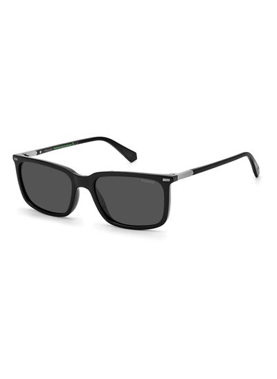 Buy Rectangular / Square  Sunglasses PLD 2117/S  BLACK 55 in Saudi Arabia