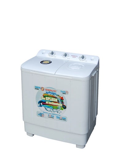 Buy Generaltec 7.5 Kg Top Load Twin Tub Washing Machine With Turbo Spin Dryer in UAE