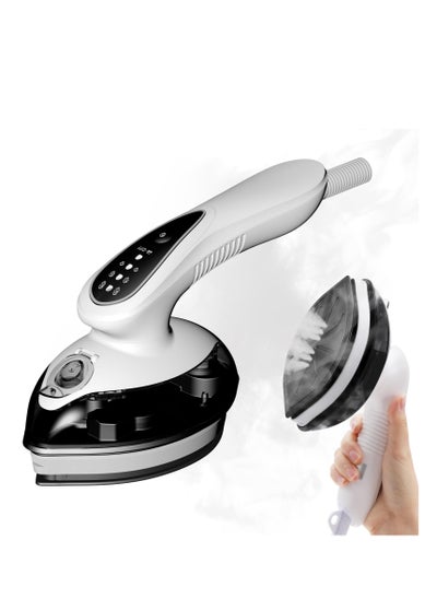 اشتري Portable Travel Steamer Iron, Fast Heat Up Handheld Garment Steamer, 3 Modes for Wet and Dry Ironing, 1100W 25s Heat Up Micro Steam Iron, 90° Rotation Anti Drip Clothing Steamer Iron في الامارات