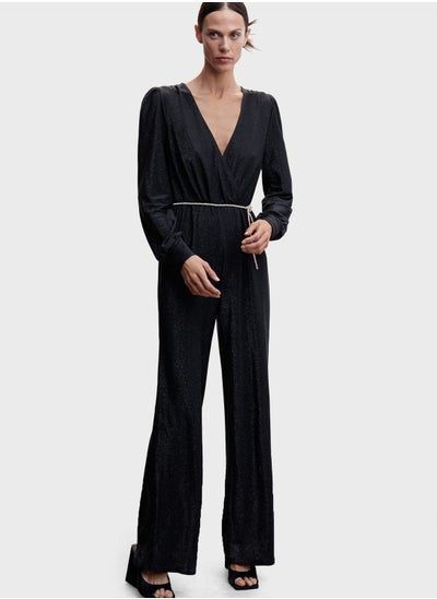 Buy Embellished Wide Leg Jumpsuit in Saudi Arabia