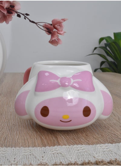 Buy Ceramic Cup with Three-Dimensional Design with Sanrio Character in Saudi Arabia