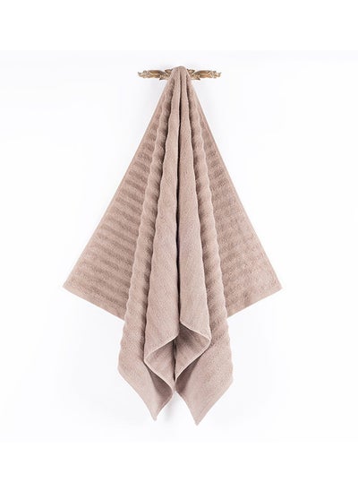 Buy Cesme Bath Towel, Blush - 600 GSM, 70x140 cm in UAE