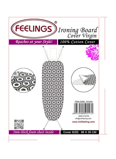 Buy FEELINGS IRON BOARD COVER COTTON FOR VIRGIN SIZE: (96X30m) in UAE