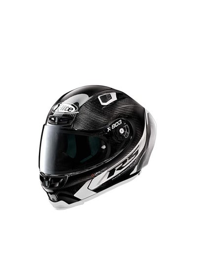 اشتري X-Lite X-803 RS Ultra Carbon 014 Hot Lap Racing Motorcycle Helmet في الامارات