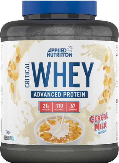 Buy Applied Nutrition Critical Whey Blend, Lean Muscle Growth, Workout Recovery, Bodybuilding Fuel, 2 Kg , Cereal Milk Flavor in UAE