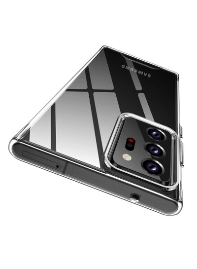 اشتري جراب شفاف وعالي الجودة يحمي الهاتف بالكامل لموبايل سامسونج نوت 20 الترا - شفاف Samsung Galaxy Note 20 Ultra في مصر