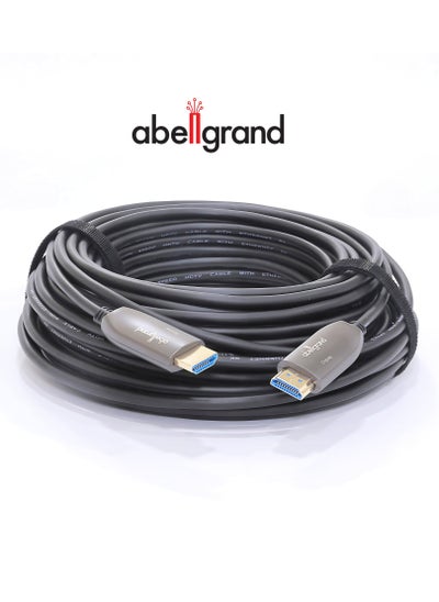 اشتري d ultra-sleek design, All AGcon cables are perfect for projects that require 24/7 performance Abellgrand AGcon series creates a fully connected professional Audio Video Display Ecosystem. Easily connect, control, and manage your entire network. Abellgrand 8K/UHD/HDR OPTICAL 8K 2.1 HDMI Hybrid cables utilize fiber to transmit HDMI data and clock portions of the signal. Supports 8K@60Hz/ 48Gbps, 4K@120Hz/18Gbps Compatible with HDMI 2.1 Units: Transmitter (Source) Receiver (Display) Video Bandwidth: 48Gbps, (12 Gbps/x4 Channel FRL) Watch 8K video contents, game console, laptop or tablet on an Ultra HD television, monitor or projectorأبيلجراند AOC 8K 2.1  AGcon Cable comes with durable construction an10 1. في الامارات