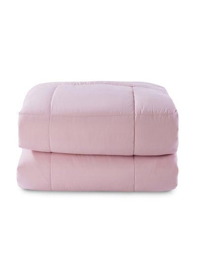 Buy Essence Reversible Comforter 200x240cm - Pink in UAE