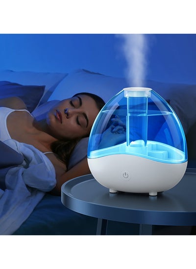 اشتري New Transparent Fog Humidifier Home Silent Small Air Purifier Large Capacity Ultrasonic Humidifier في السعودية