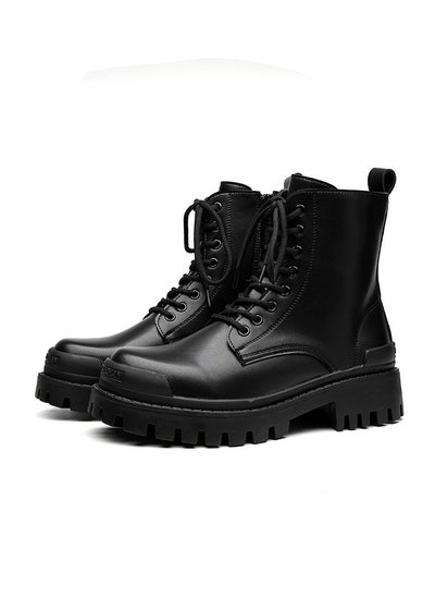 Buy New Youth Fashion Thick Sole High Top Boots in Saudi Arabia