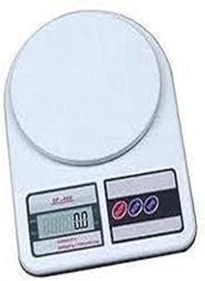 Buy Electronic Kitchen Scale 7Kg Measuring White in Egypt