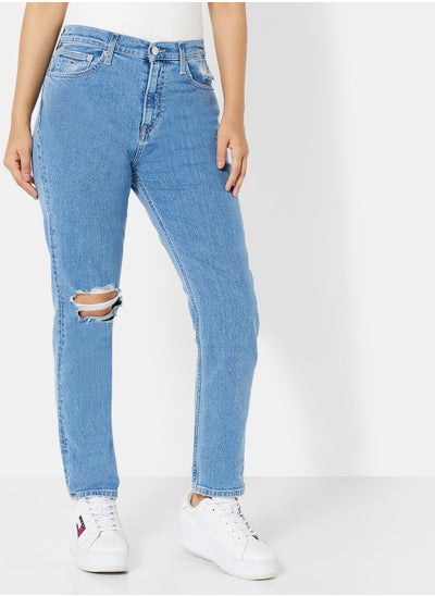 Buy Izzie High Rise Slim Ankle Jeans in UAE