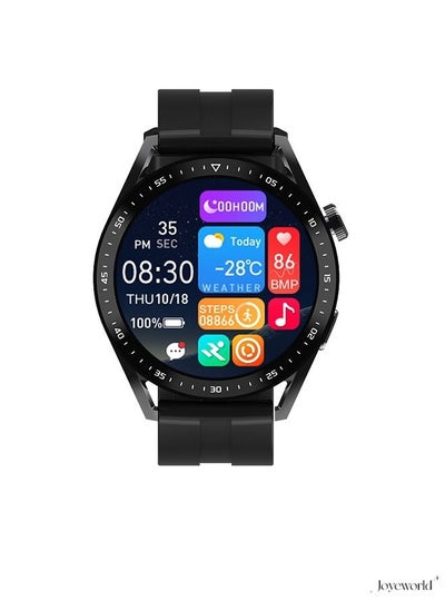 Buy HW3 Pro Smartwatch with NFC Access Control AI Voice Assistant Black in Saudi Arabia