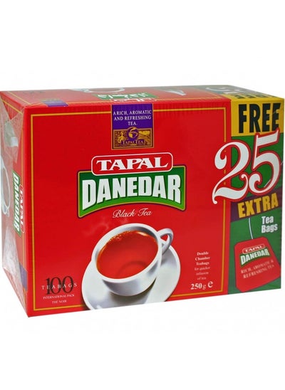 Buy Tapal Danedar Tea Bags : Special Pack : 125 Tea Bags (100 Tea Bags+ 25 Extra Tea Bags) 250 G in UAE