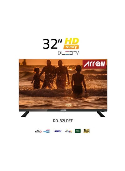 Buy 32 Inch  HD READY DLED TV With Remote Control | 2HDMI And 2USB ports | 1366x768  Resolution| Stereo Audio system | Headphone output| HD READY Image quality| Black color | in Saudi Arabia