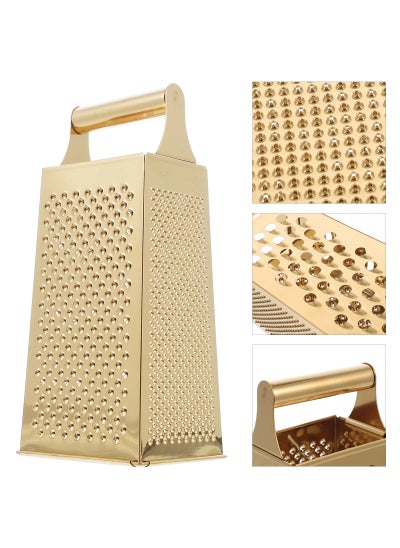 اشتري Cheese Grater Stainless Steel Shredder Kitchen 4 Sides Grater Cooking Slicer Onion Household Potato Vegetables Cheeseits في السعودية