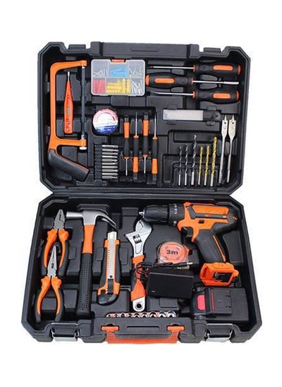 Buy 48 Piece Multifunctional Household Manual Hardware Tool Set with 21V Electric Drill Machine in UAE