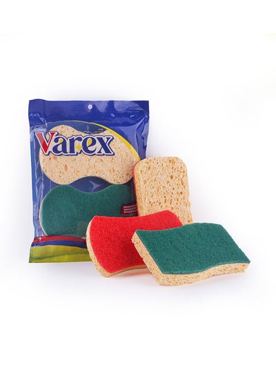 Buy Varex Multi-purpose Cellulose Sponge 2 Piece in Egypt