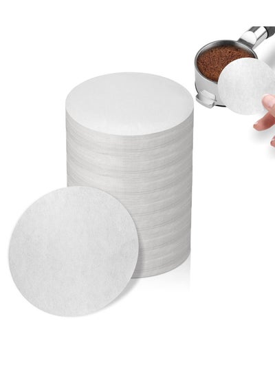 Buy Coffee Paper Filter for Espresso Machine, 600 Pcs 51 mm Espresso Filter Puck Screen Portafilter Paper for Home Office DIY Coffee Compatible with AeroPress Coffee and Espresso Maker in UAE