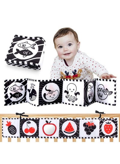 Black and white soft baby fashion books