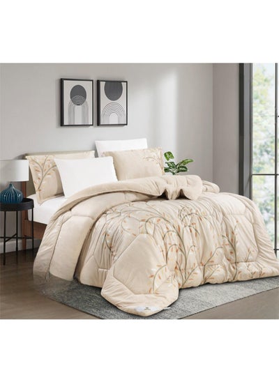 Buy Winter Duvet Set With Two Sides Made Of Sturdy And Soft Fabric With Heavy Filling 4 Pieces Single Size in Saudi Arabia