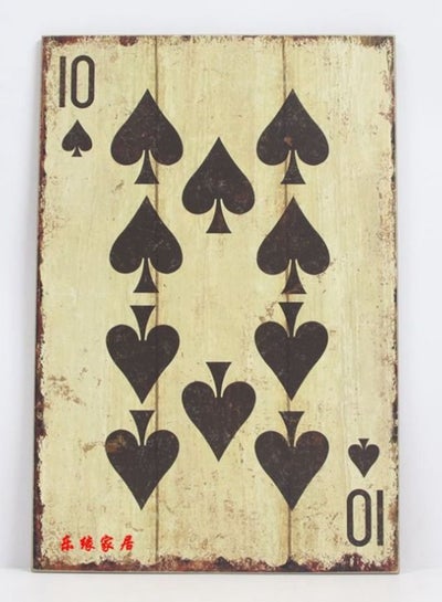 اشتري لوحات فنية لبطاقات اللعب 10 Spade في السعودية