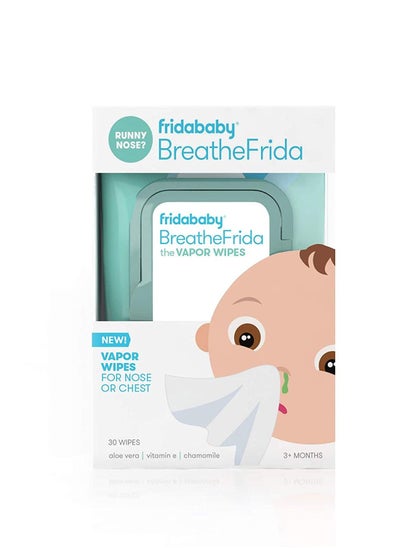 اشتري BreatheFrida The Boogerwiper - Nose Chest Wipes, 30 Count في السعودية