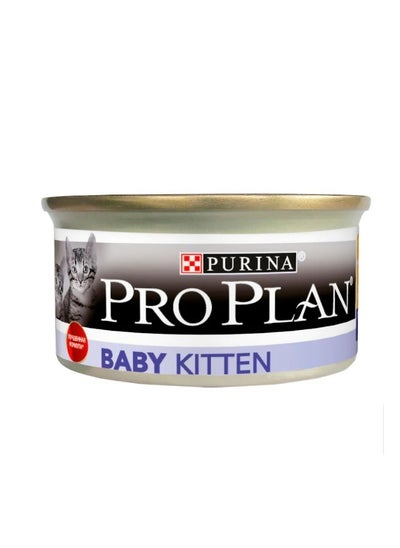 Buy Purina Pro Plan Baby Kitten Mousse with Chicken 85g in UAE