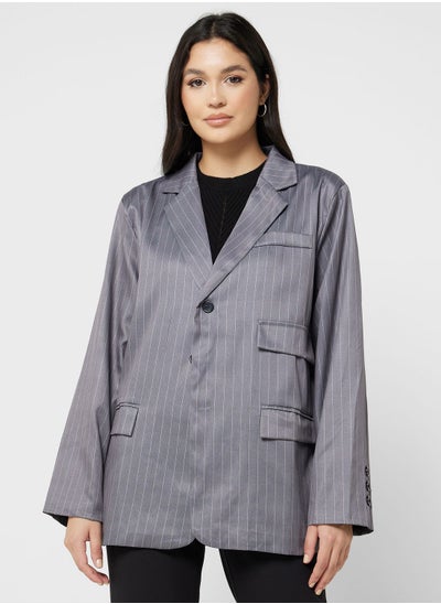 Buy Classic Striped Blazer in UAE