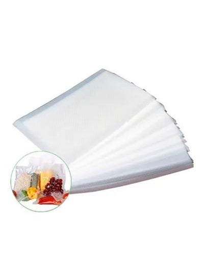 Buy 100-Piece Vacuum Sealer Storage Bag Clear in UAE