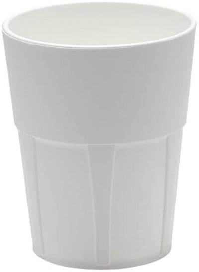 Buy Mojito Box of Cocktail Cups, Plastic, White, 0.35 Liter, 6 Pieces in Egypt