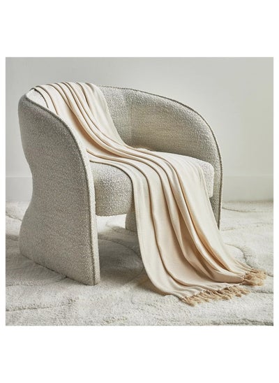 Buy Carlo Cotton Chenille Throw - 130x170 cm in Saudi Arabia