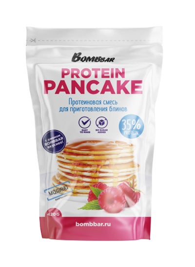 Buy Protein Pancake Mix - Raspberry - (420 g) in Saudi Arabia