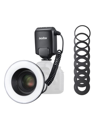 اشتري ML150II Macro Ring Flash on Camera Ring Flash Light, GN12 CCT 5800K±200K for Fuji, for Canon, for Nikon, for Sony, for Olympus Camera في الامارات