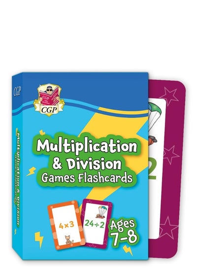 Buy Multiplication & Division Games Flashcards for Ages 7-8 (Year 3) in UAE