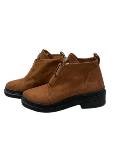 Buy Suede Ankle Boot Brown (Size 40 EU ) in Egypt