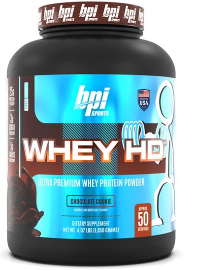 Buy Whey HD  High-quality fast-absorbing protein Chocolate Cookie 4.7 Lb in Saudi Arabia