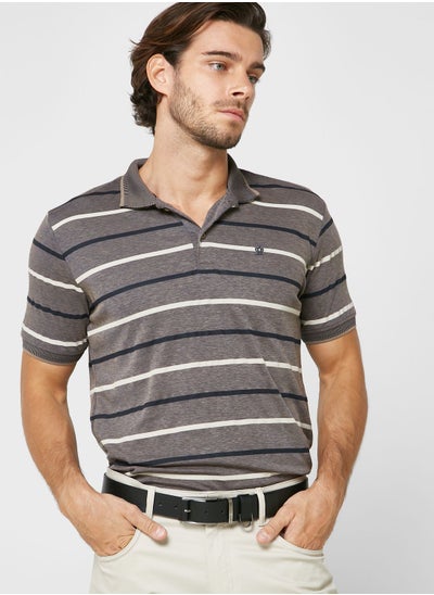 Buy Striped Polo Shirt in Saudi Arabia