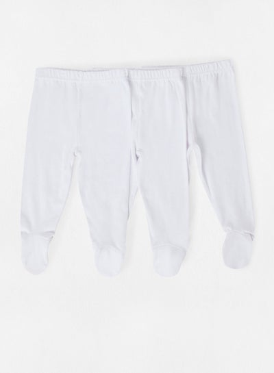 اشتري Baby Unisex Footed Pants (Pack of 3) في السعودية