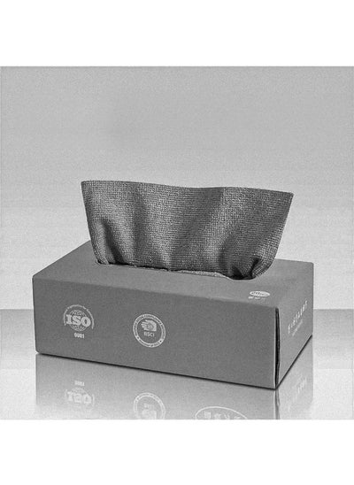 Buy Disposable Microfiber Cleaning Towels - Box 20 Pcs (Grey) in UAE