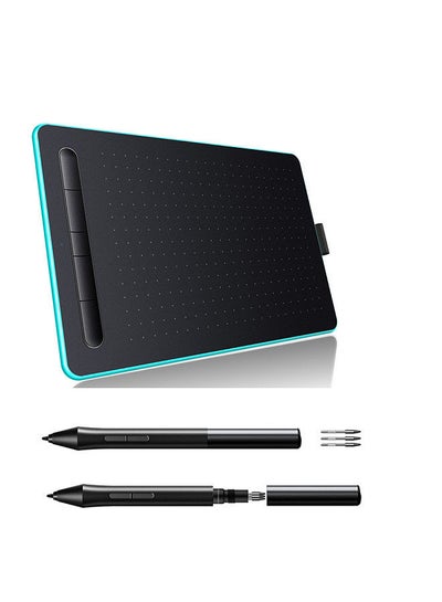 Buy WP9620N Graphics Tablet Drawing Tablet with 8192 Levels Pressure Sensitivity 5080LPI Resolution 230PPS Read Speed Blue in UAE
