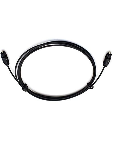 اشتري Digital Optical Audio Cable Toslink Cable Optic Cord for Home Theater, Sound bar, TV, PS4, Xbox & More 1.5 meter في الامارات